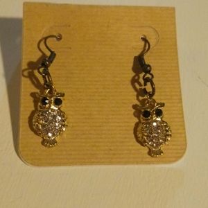 Handmade owl earrings